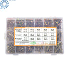 Set of 1640 Bolts and Nuts for M4 M5 M6 (304 Stainless Steel)