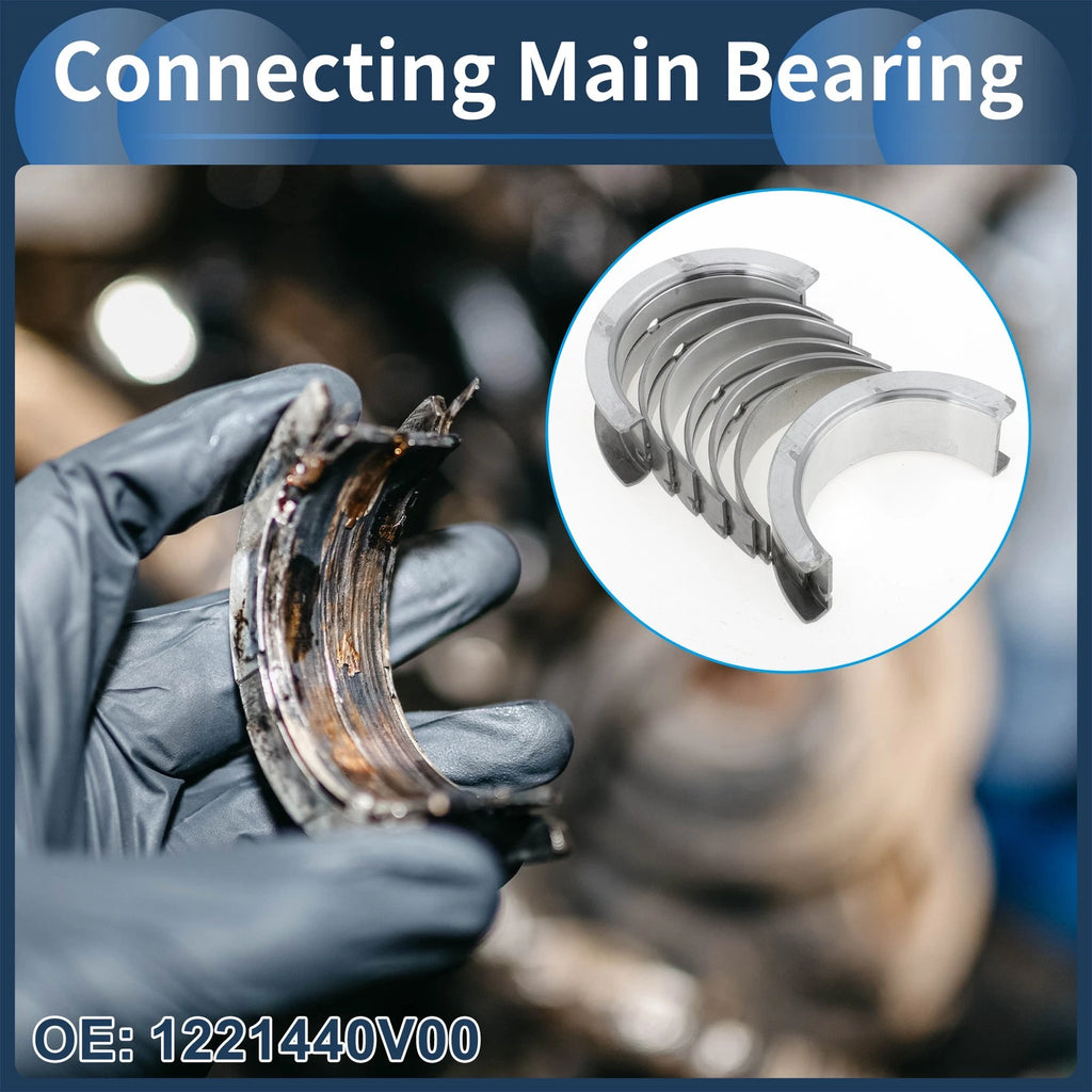 Main Bearing Set No. 1221440V00 for Nissan Maxima (1989–1990)