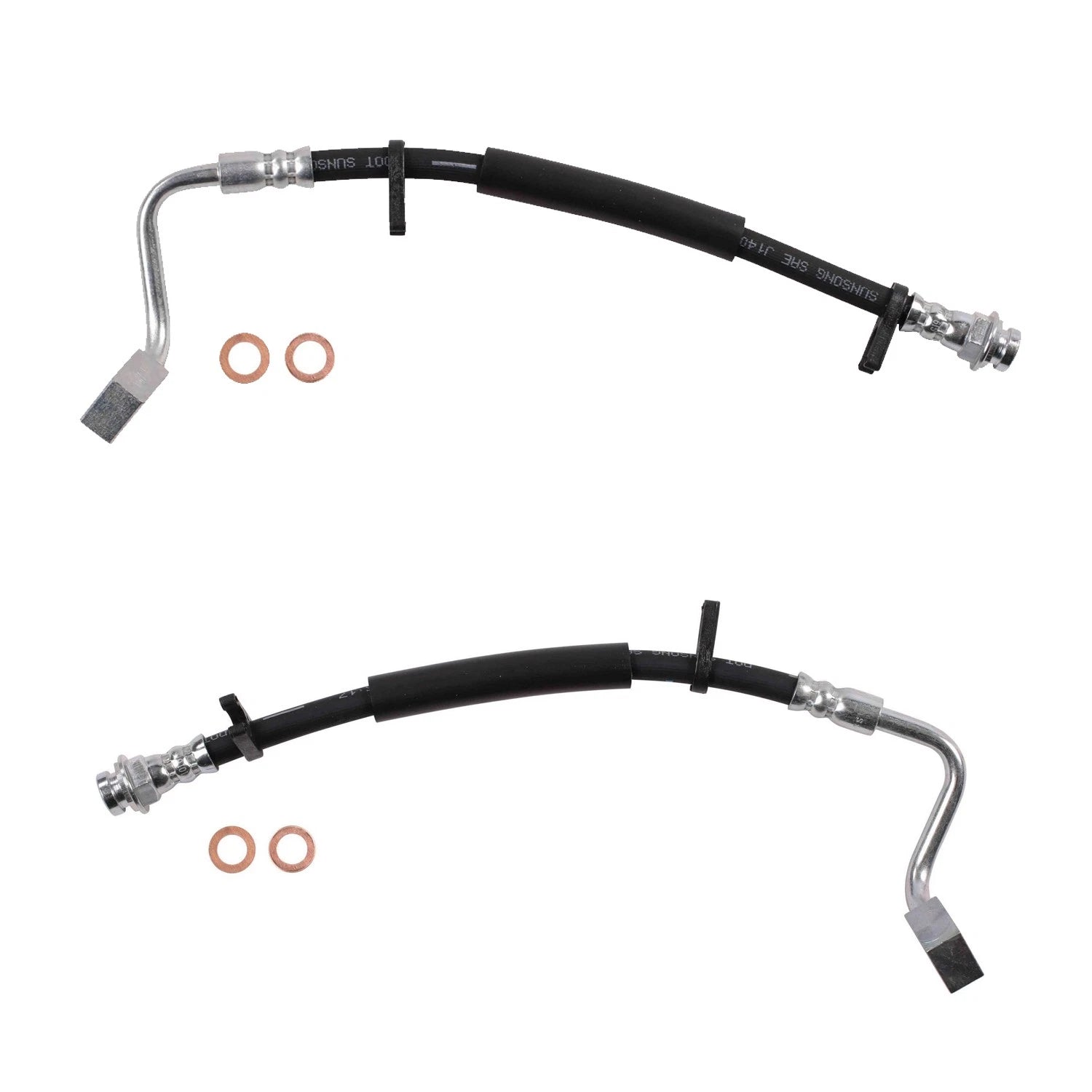 Sunsong Rear Left & Right Brake Hydraulic Hose Kit for Dodge Grand Caravan (2018–2019)