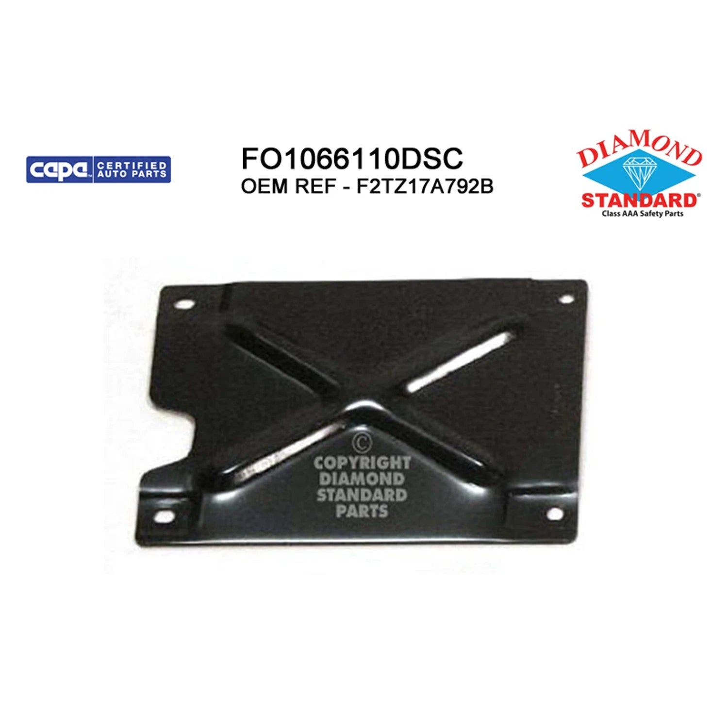 Replacement Steel Front Driver Side Outer Bumper Mounting Bracket