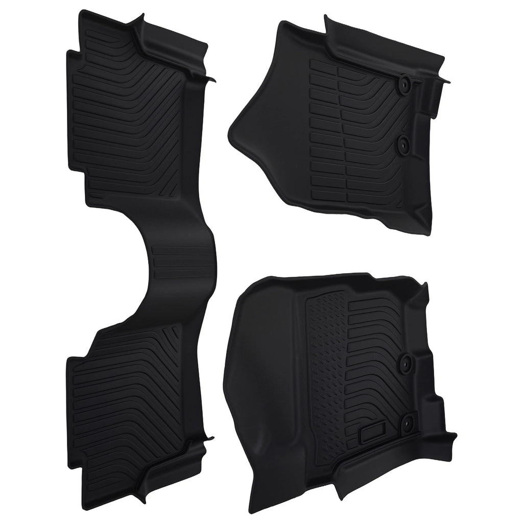 All Weather Floor Mat Set for Nissan Titan XD (2016–2021) TPE Rubber