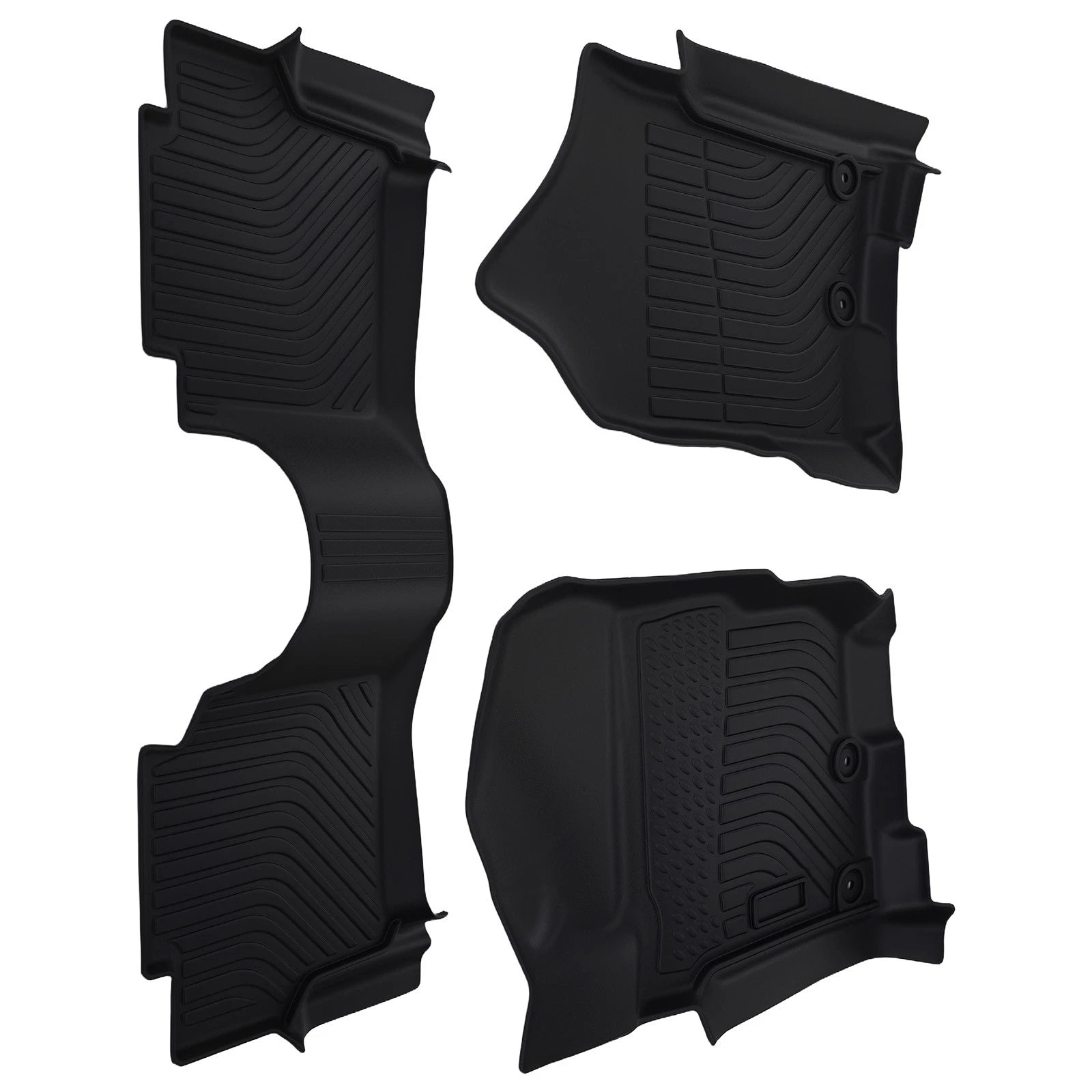 All Weather Floor Mat Set for Nissan Titan XD (2016–2021) TPE Rubber