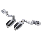 Chrome Highway Engine Guard Foot Pegs for Harley Softail Deluxe (2018–2023)