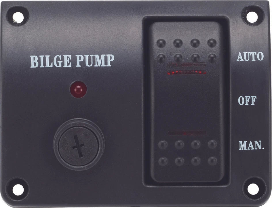 3-Way Bilge Pump Switch Panel for Auto/Off/Manual (RWB 2108)