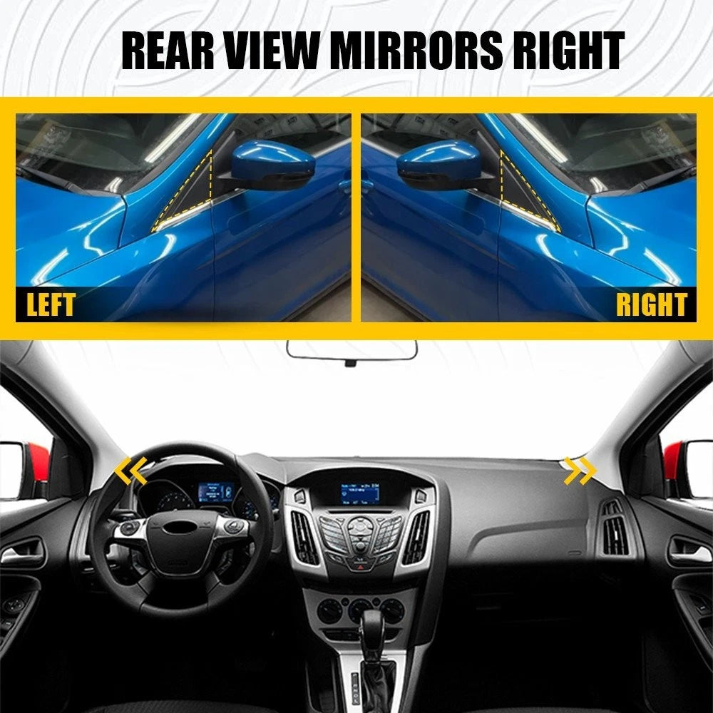 Set of 2 Mirror Corner Triangle Cover Trim for Ford Focus (2012–2018)