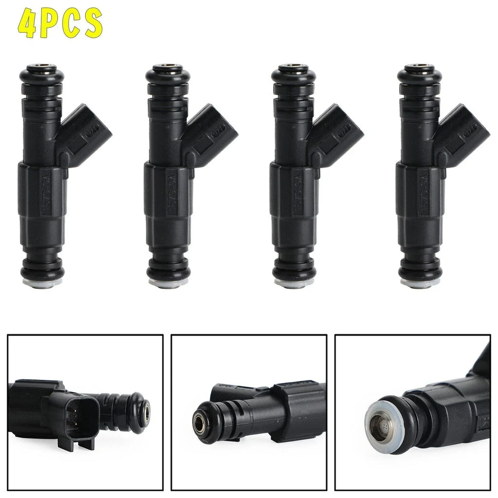 4PCS Fuel Injectors for Ford C-MAX Fiesta Focus Mondeo 1.8L 2.0L (2003-2019)