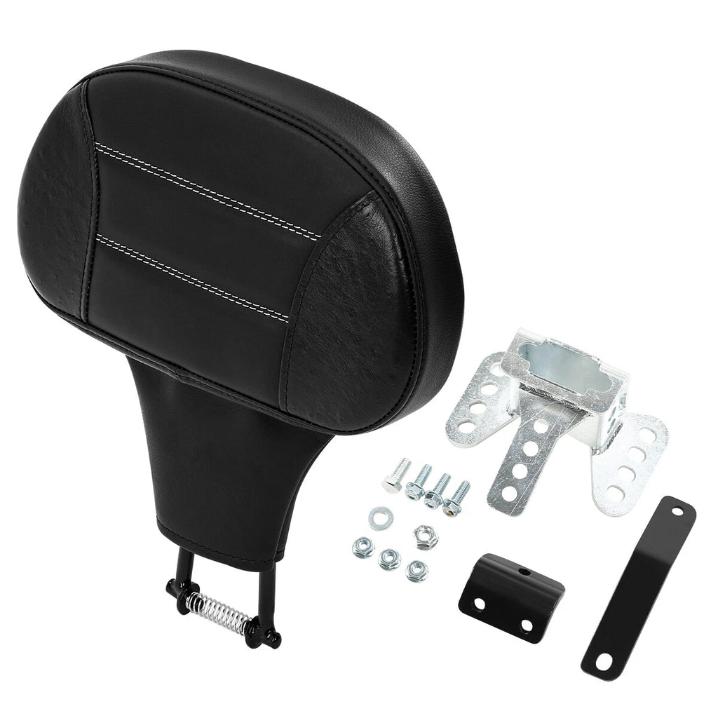 Front Driver Backrest Pad for Harley Touring Electra Street Road King (2014–2023)