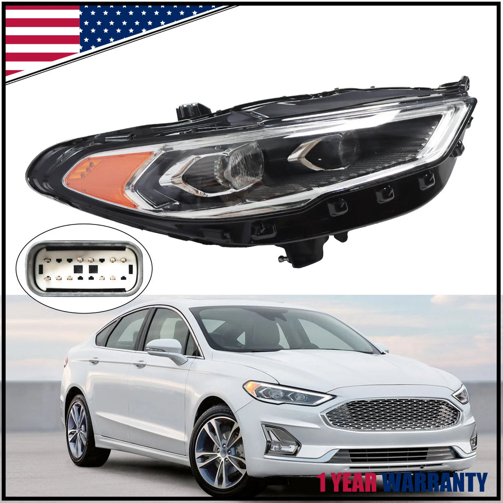 Full LED Projector Headlight for Ford Fusion (2017–2020) - Passenger