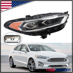 Full LED Projector Headlight for Ford Fusion (2017–2020) - Passenger