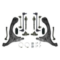 14Pcs Suspension Kit Front Lower Control Arms Tie Rods for Hyundai Elantra (2009–2012)