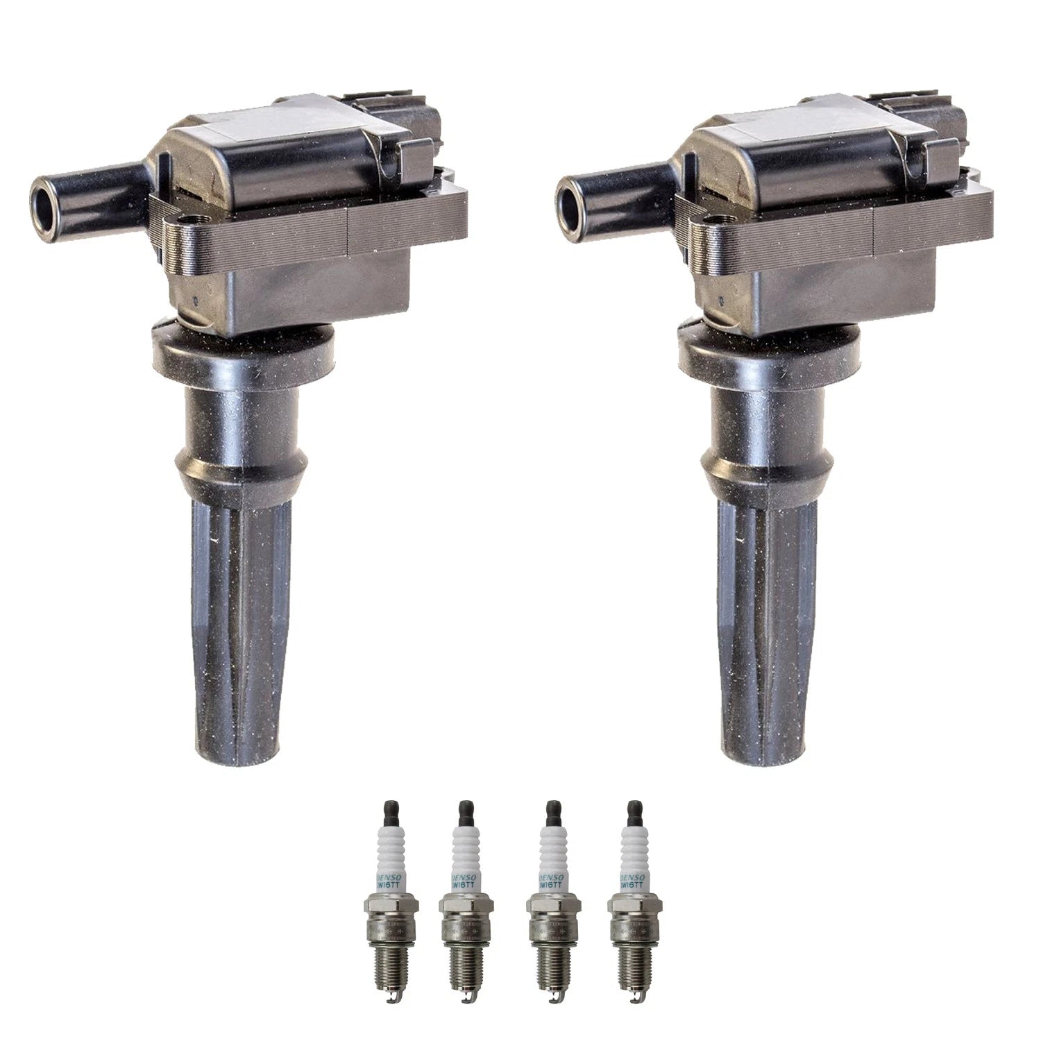 2 Ignition Coils & 4 Iridium Spark Plugs for Hyundai Santa Fe Sonata