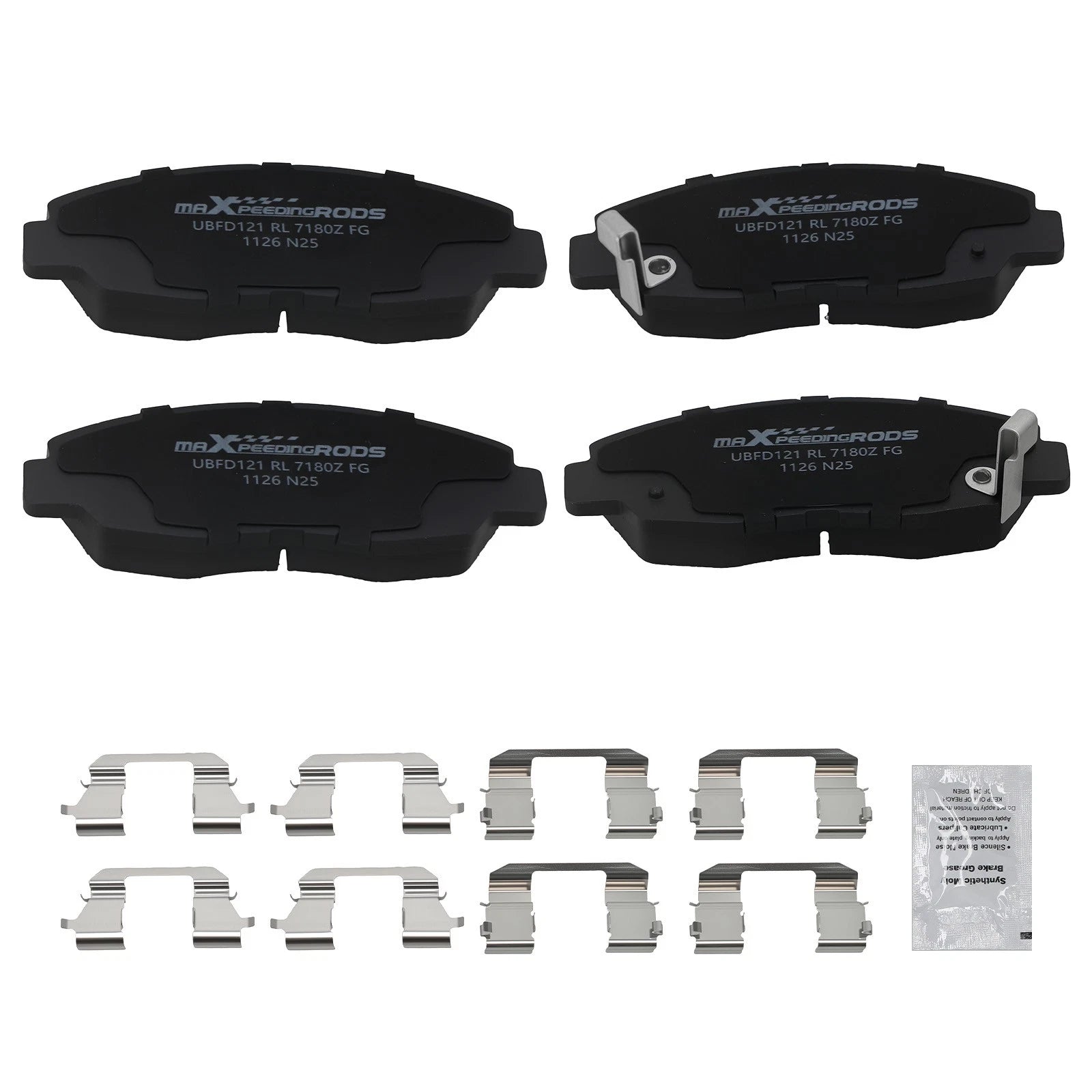 Front Ceramic Brake Pads for Honda Civic Accord Insight Acura EL (2001–2023)