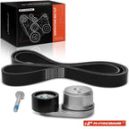 2X Serpentine Belt Drive Component Kit for Ford LLA9000 