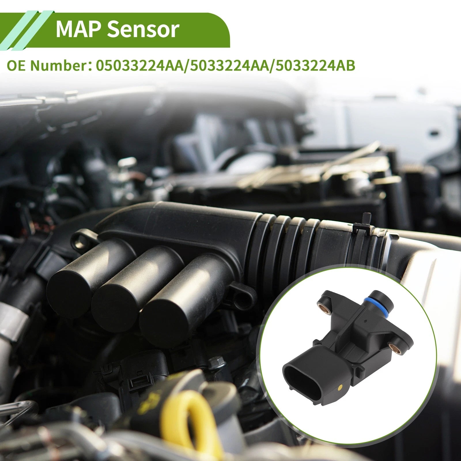 MAP Sensor for Chrysler PT Cruiser (2001–2010) No. 05033224AA