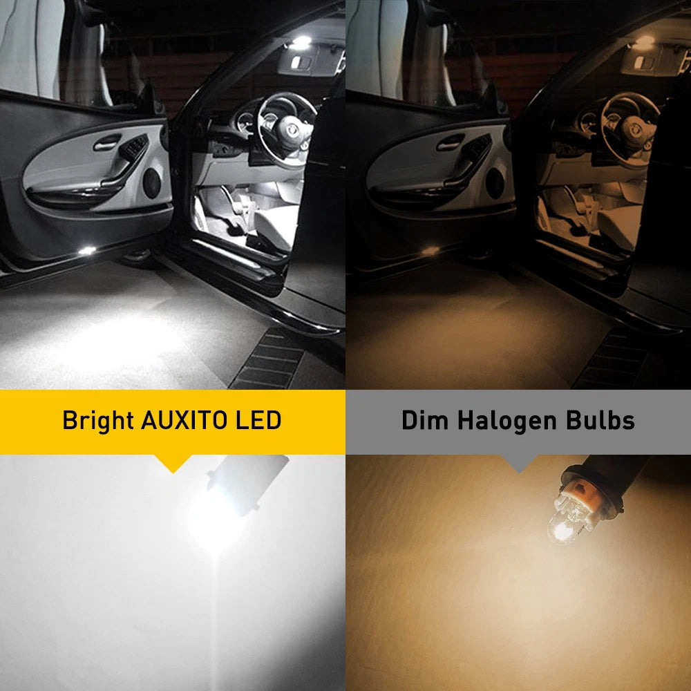 10X LED Interior License Plate Light Bulb T10 194 168 W5W for