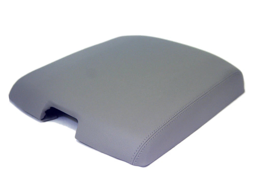 Center Console Armrest Cover for Dodge Ram (2009–2016) Gray Leather Synthetic