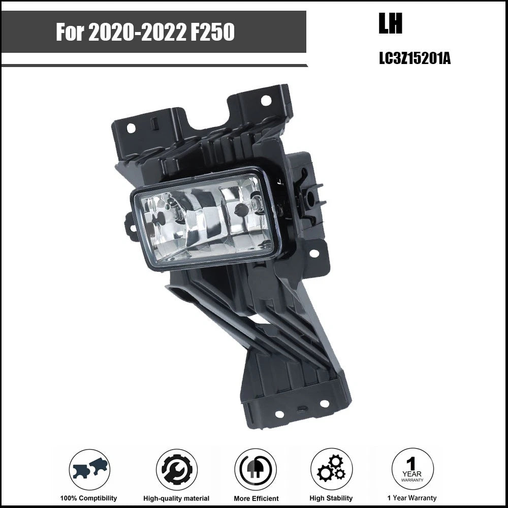 Left Front Fog Lamps for Ford F250 (2020–2022) Halogen