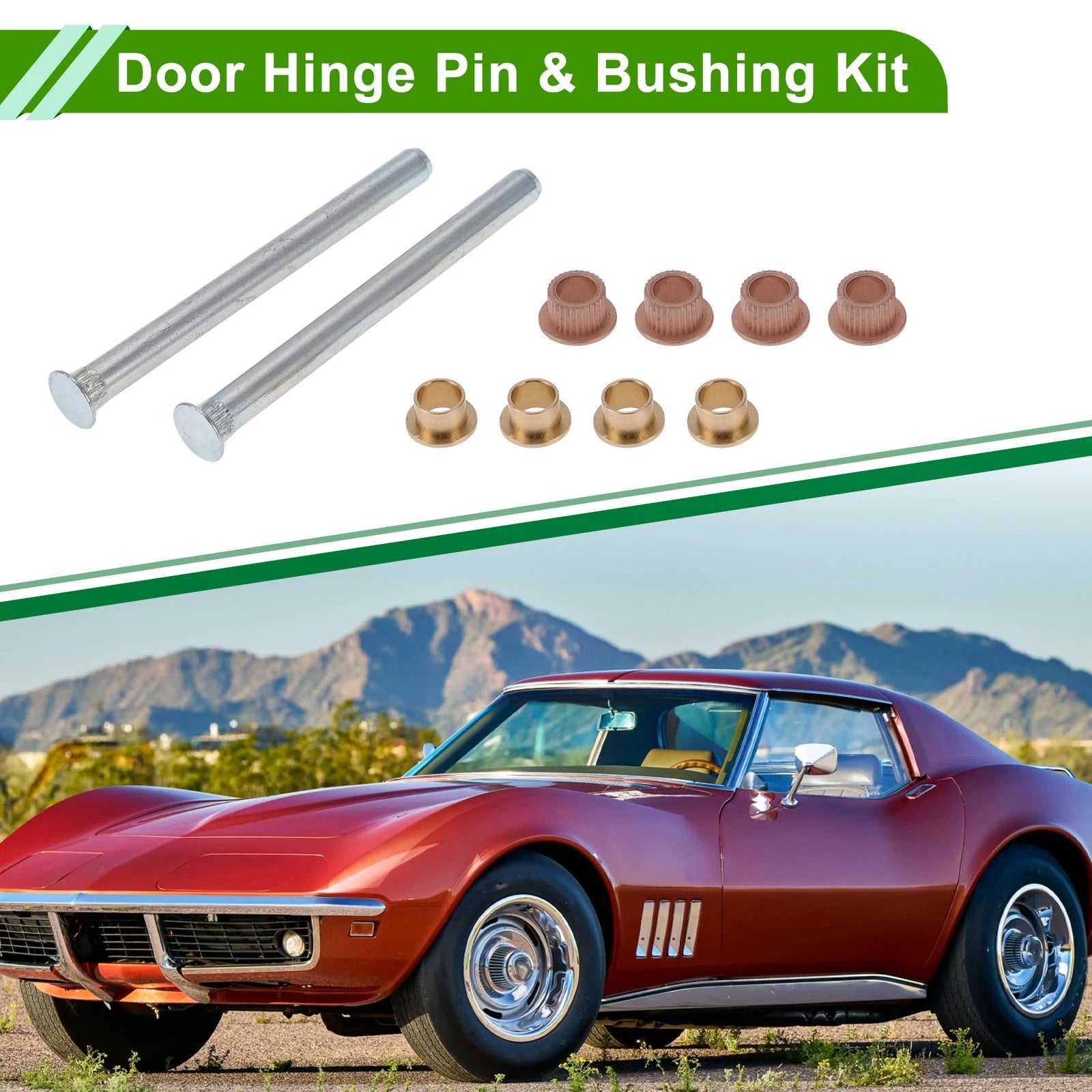 Set of 1 Door Hinge Pin & Bushing Kit for Chevrolet Corvette Blazer 