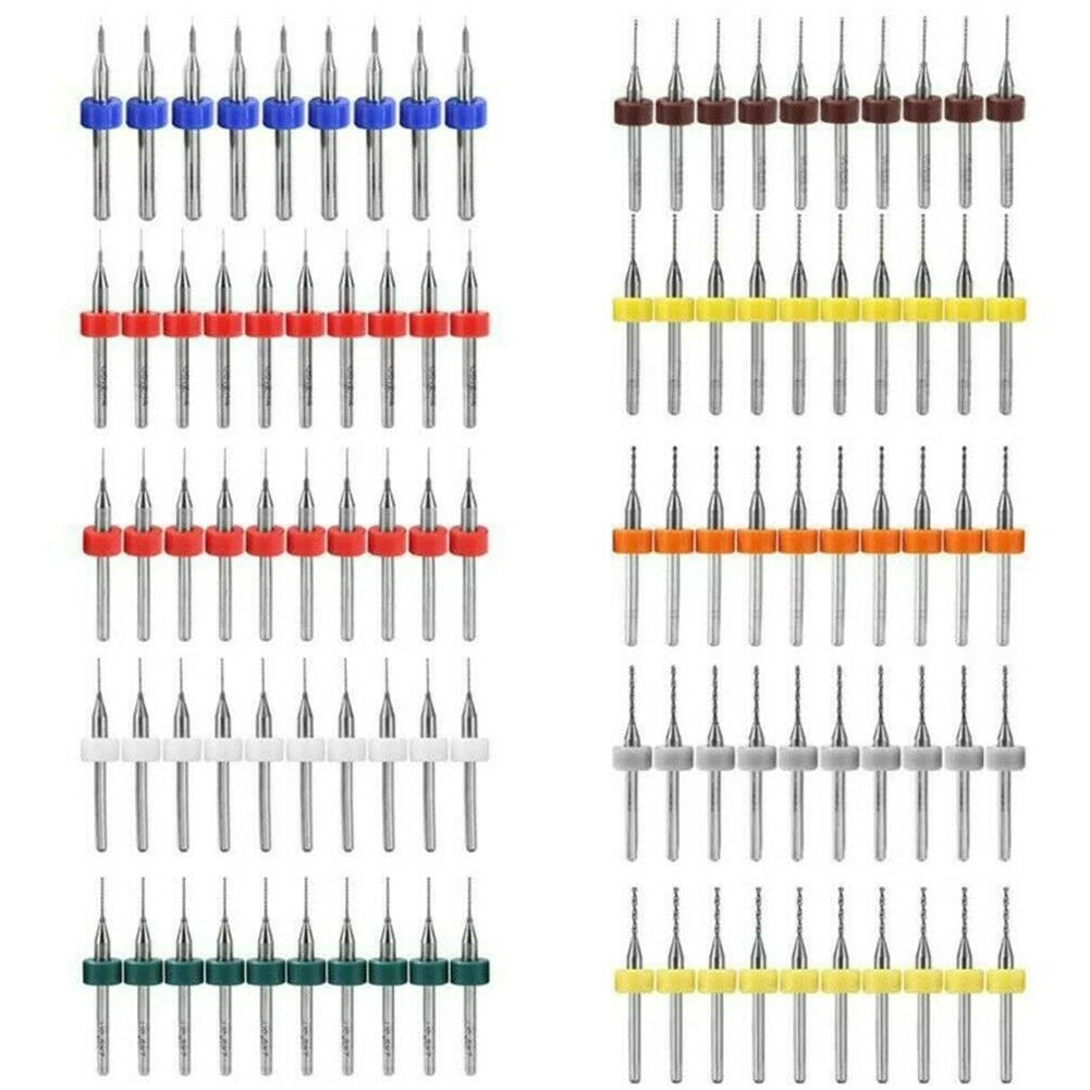 Set of 10 Carbide Rotary Bits for CNC Engraving