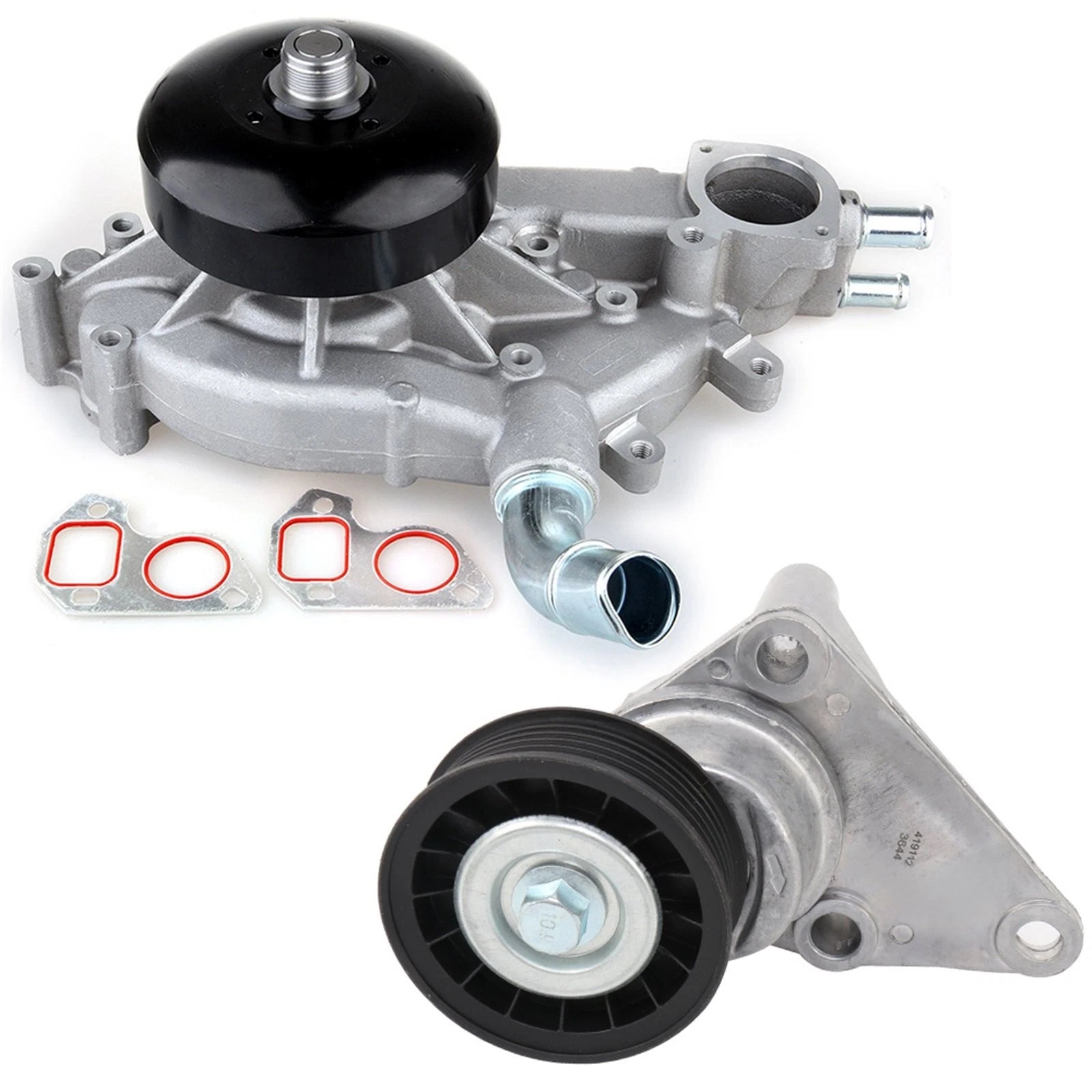 Water Pump & Tensioner for Cadillac Escalade, Chevy Express 1500, Silverado 1500 (2002–2020)