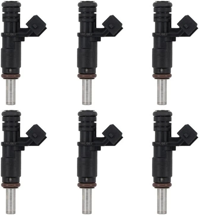 6PCS Fuel Injector 7531634 13537531634 for BMW 328i 330i 525i 528i 530i X3 Z4 (2007–2013)