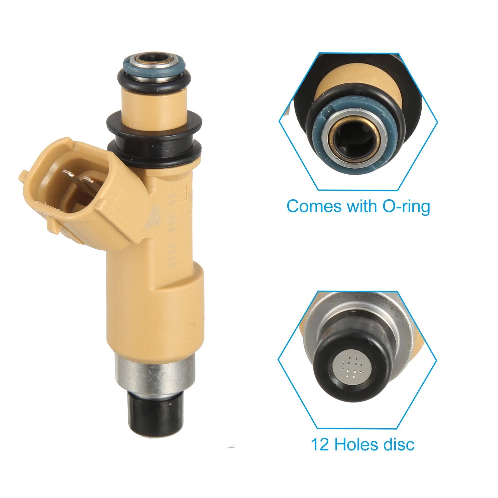 4Pcs Fuel Injector Nozzle 16611-AA680 for Subaru Forester Impreza (2005–2010)