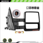 Passenger Side Tow Mirror for Ford F150 (2007–2014) Power Heated Turn Signal Puddle Light