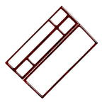 2X Red Wood Grain Console Radio CD Panel Trim for BMW 3 Series E36 (1991–1999)