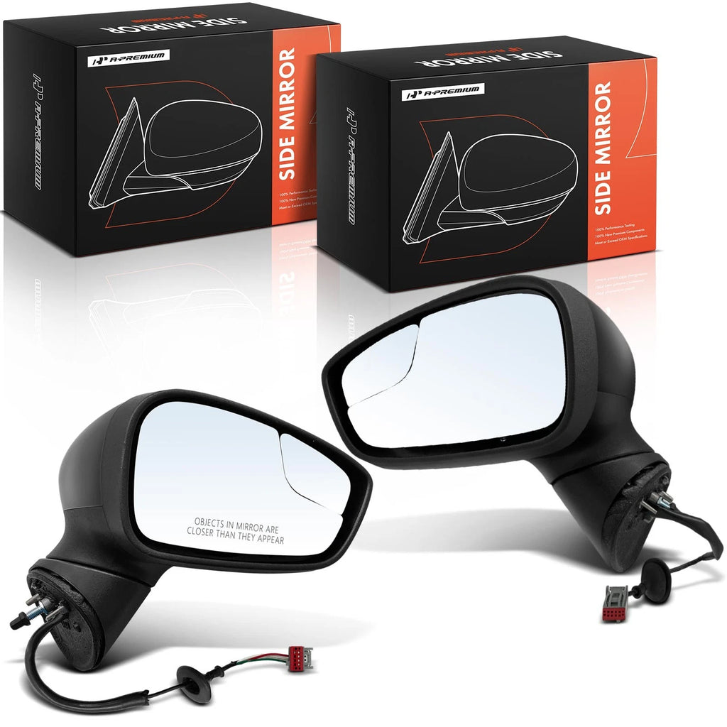 Power Mirrors Pair with Manual Folding for Ford Fiesta (2011–2019)