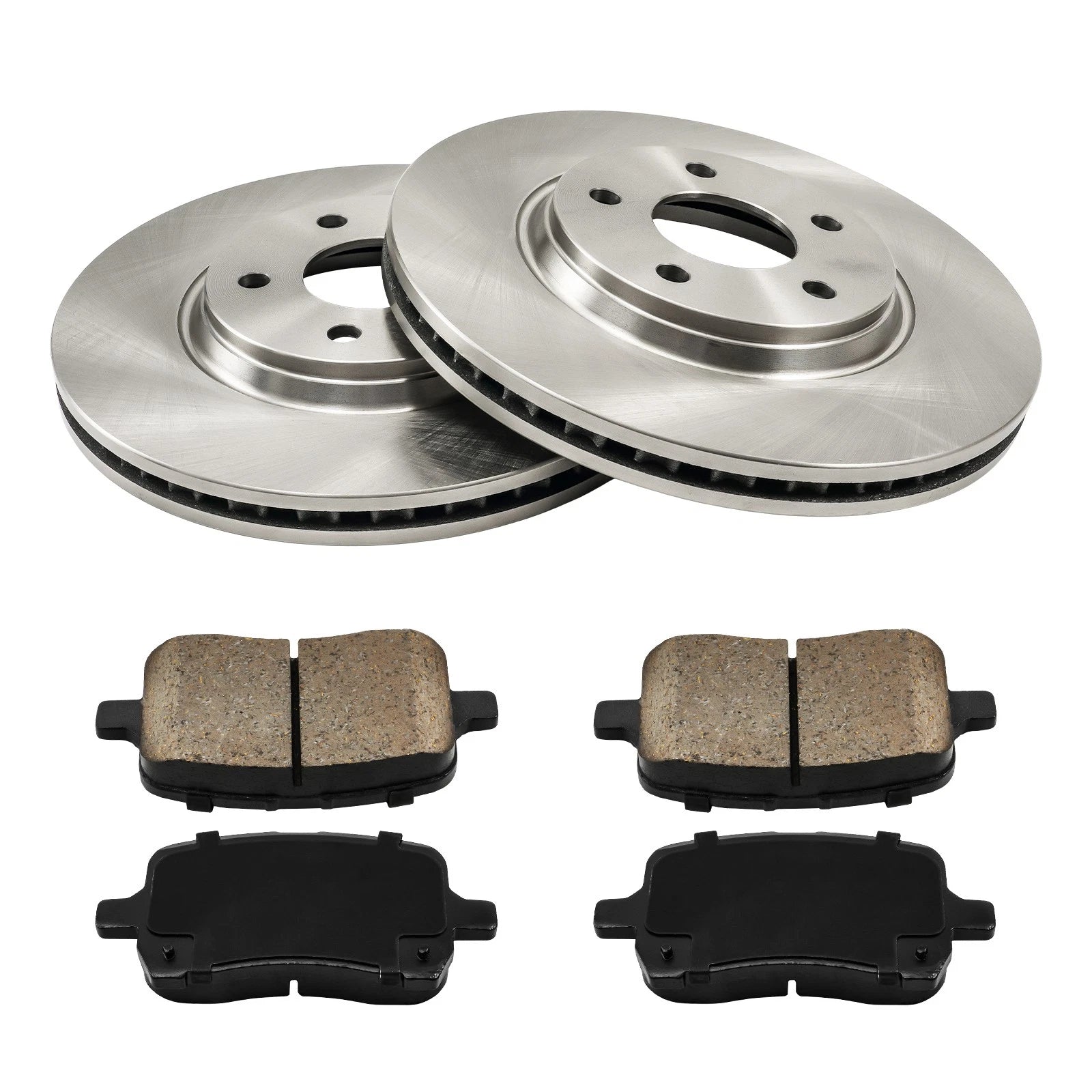 Front Vented Brake Rotor and Pads Kit for Pontiac G6 (2005–2010)