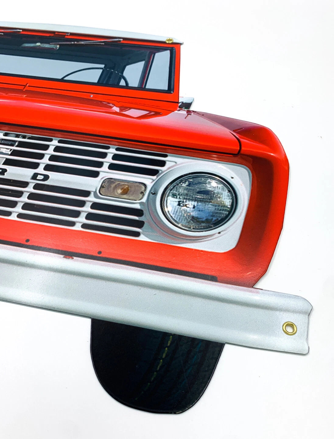 Front Bumper Metal Sign for Ford Bronco (1967–1967)