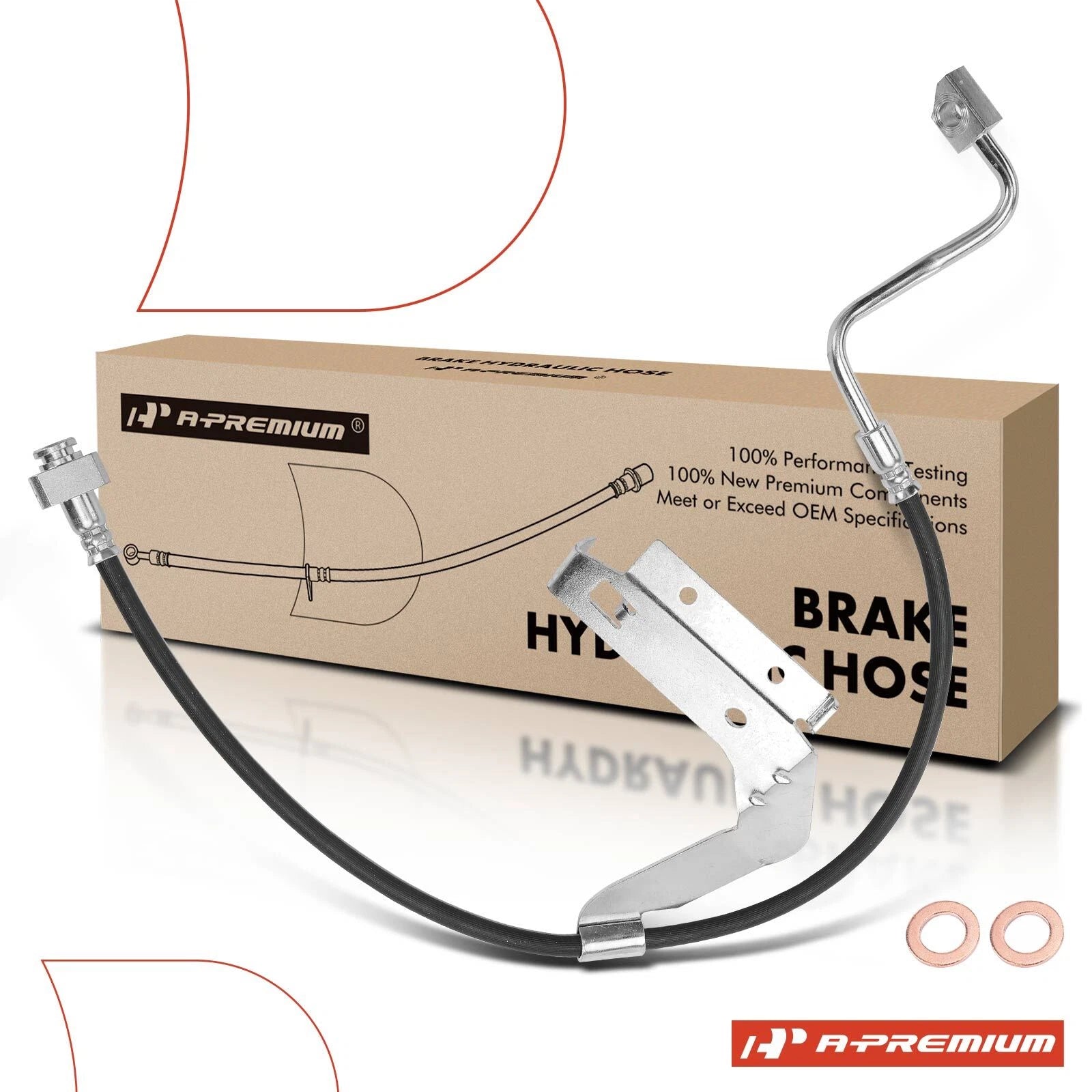 Front Right Brake Hydraulic Hose for Ford F-250 F-350 Super Duty (2011–2012)