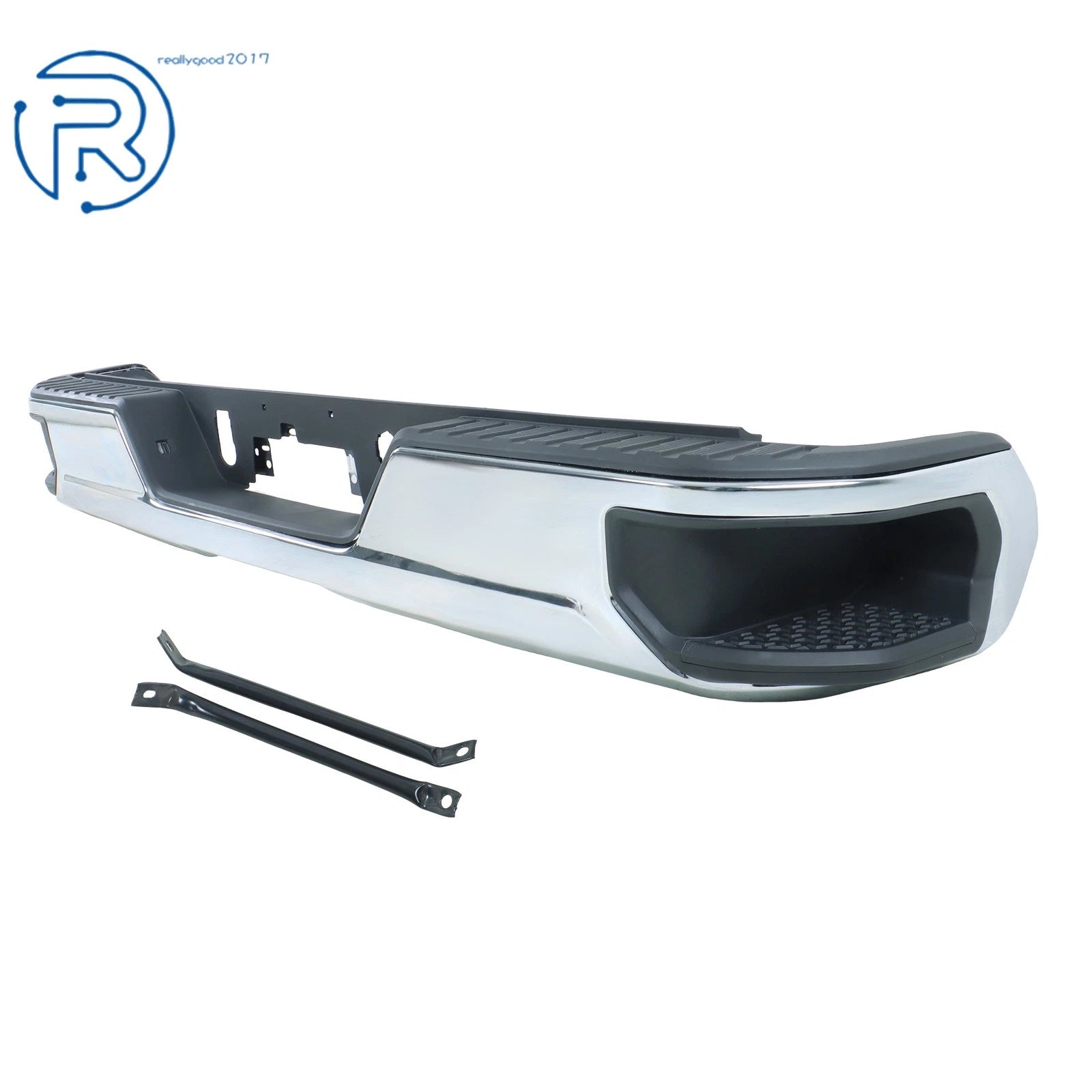 Rear Bumper Assembly Steel Chrome for Silverado Sierra 2500 3500 (2020-2025)