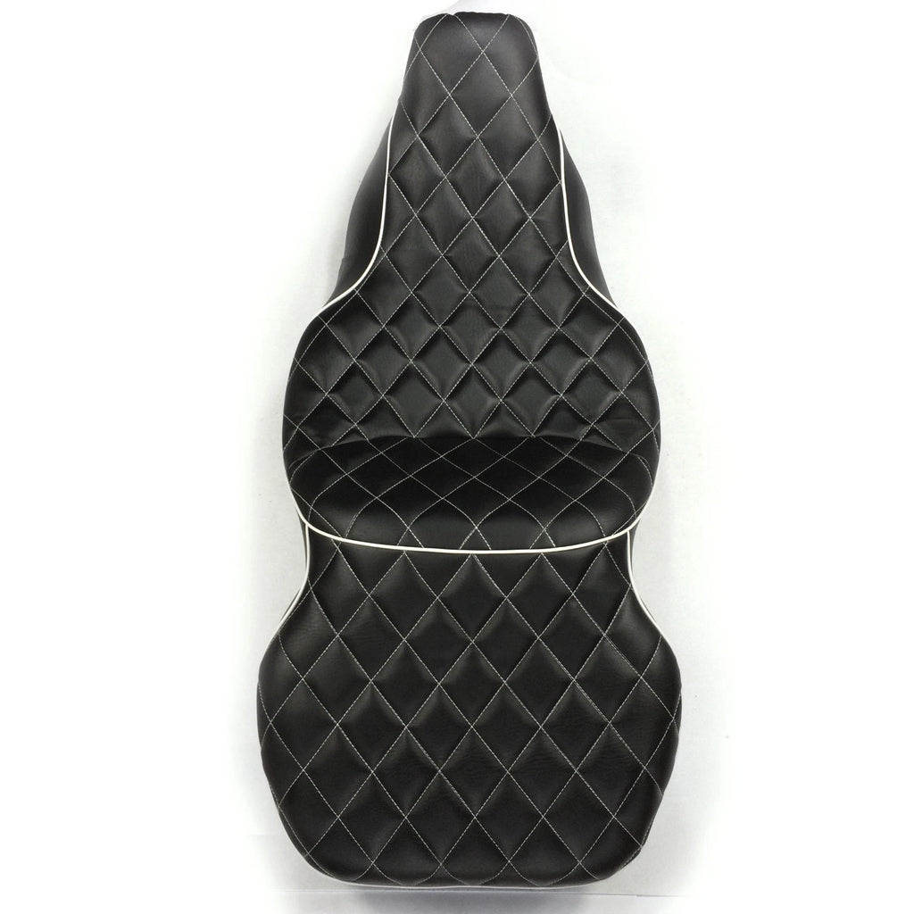Custom 2-Up Diamond Stitch Seat for Harley FLHT Electra Glide (1997–2006)