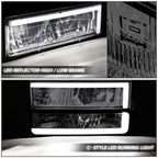 C-LED DRL Headlight + Signal + Amber Corner Lamp for GMC C/K 1500-3500 (1994–2000)