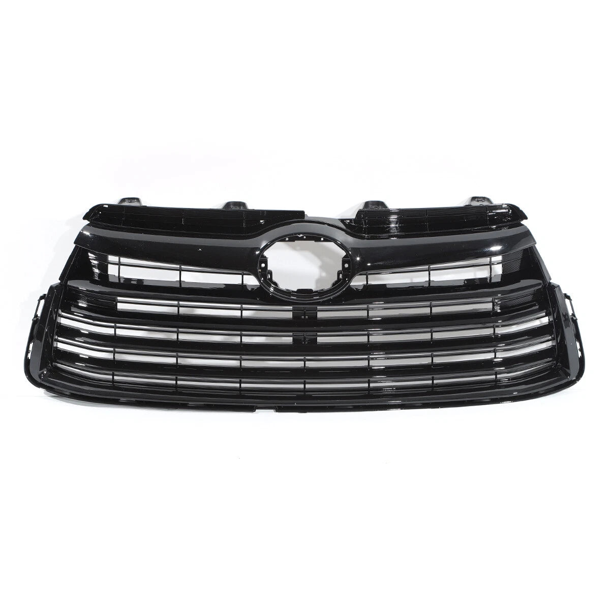 Gloss Black Front Bumper Upper Grille for Toyota Highlander (2014–2016)