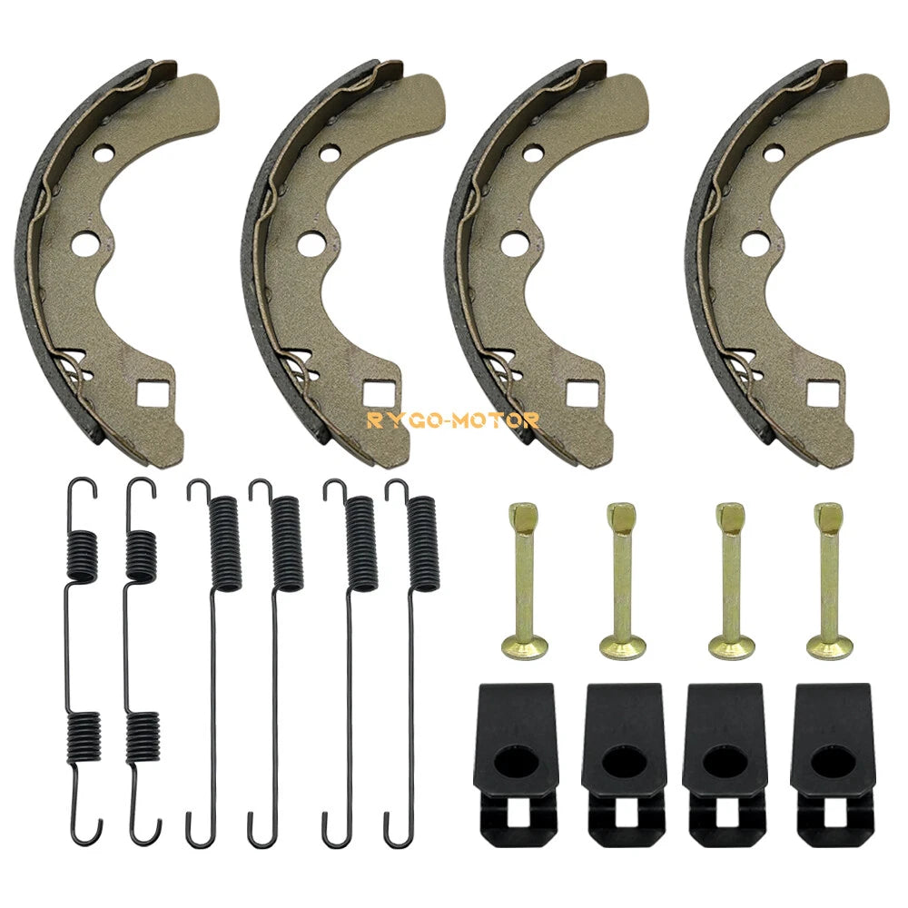 Rear Brake Shoes & Springs Pins for Kawasaki Mule 1000 2020-2510