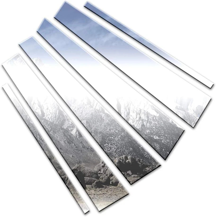 Luxury FX Chrome Pillar Post Set 6pc for Buick Enclave (2008–2017)