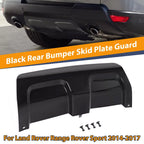 Rear Bumper Skid Plate Cover for Range Rover Sport (2014–2017) Black