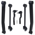 6pc Control Arms Tie Rod Kit for Jeep Wrangler JK (2007–2018)