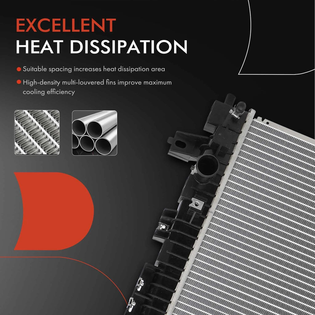 Radiator for Chevrolet Traverse (2018-2019) Aluminum & Plastic