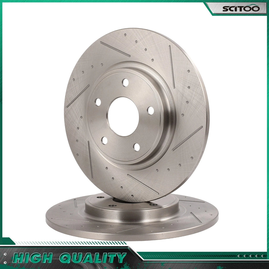 Rear Brake Rotors for Volkswagen Routan, Dodge Grand Caravan (2017–2020)