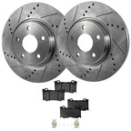 Brake Disc Rotors and Pads Kit for Infiniti Q70, Nissan 370Z, G37