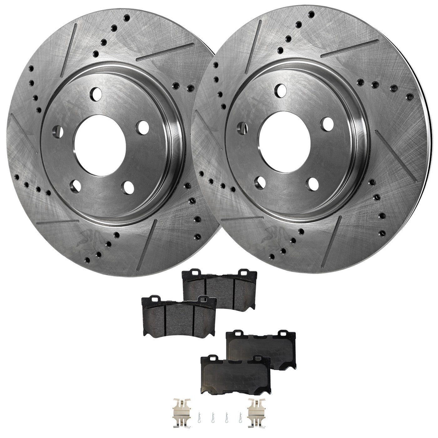 Brake Disc Rotors and Pads Kit for Infiniti Q70, Nissan 370Z, G37