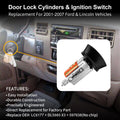 Door Lock Cylinders & Ignition Switch w/ Keys for Ford F150/F250/F350 (2001–2007)