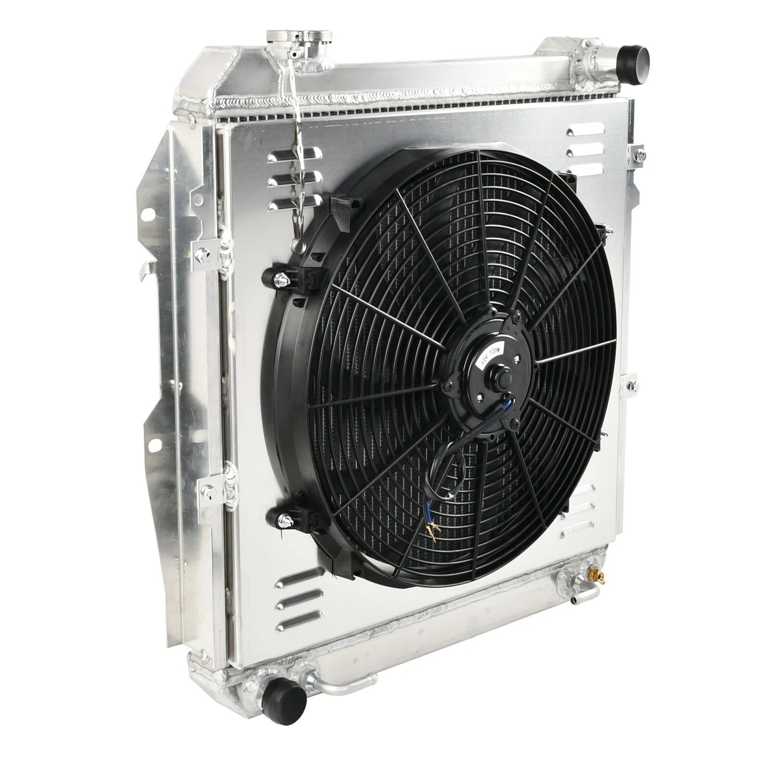 3 Row Aluminum Radiator Shroud Fan for Toyota Pickup 4Runner (1988–1995)
