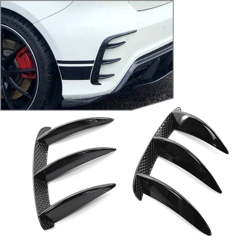 Rear Bumper Spoiler Canard Air Vent for Mercedes Benz W176 A-Class (2013–2018)