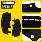 Dash Cover Mat for Volkswagen Beetle (1998–2010) Black Carpet