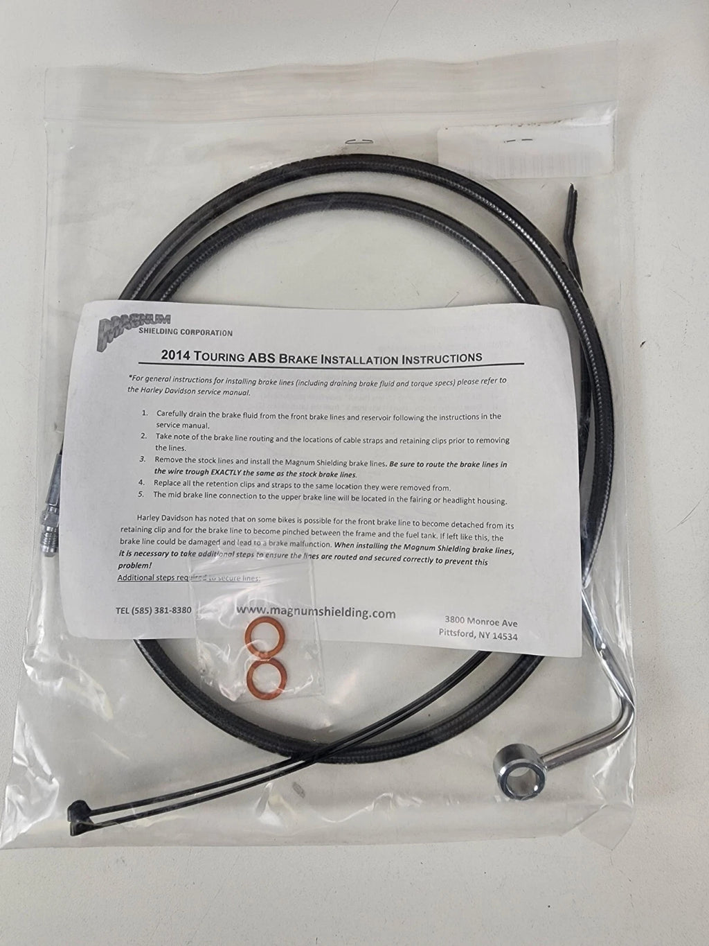 Magnum 487751 Black Pearl Handlebar Installation Kit for Ape 12-14in (2012–2014)