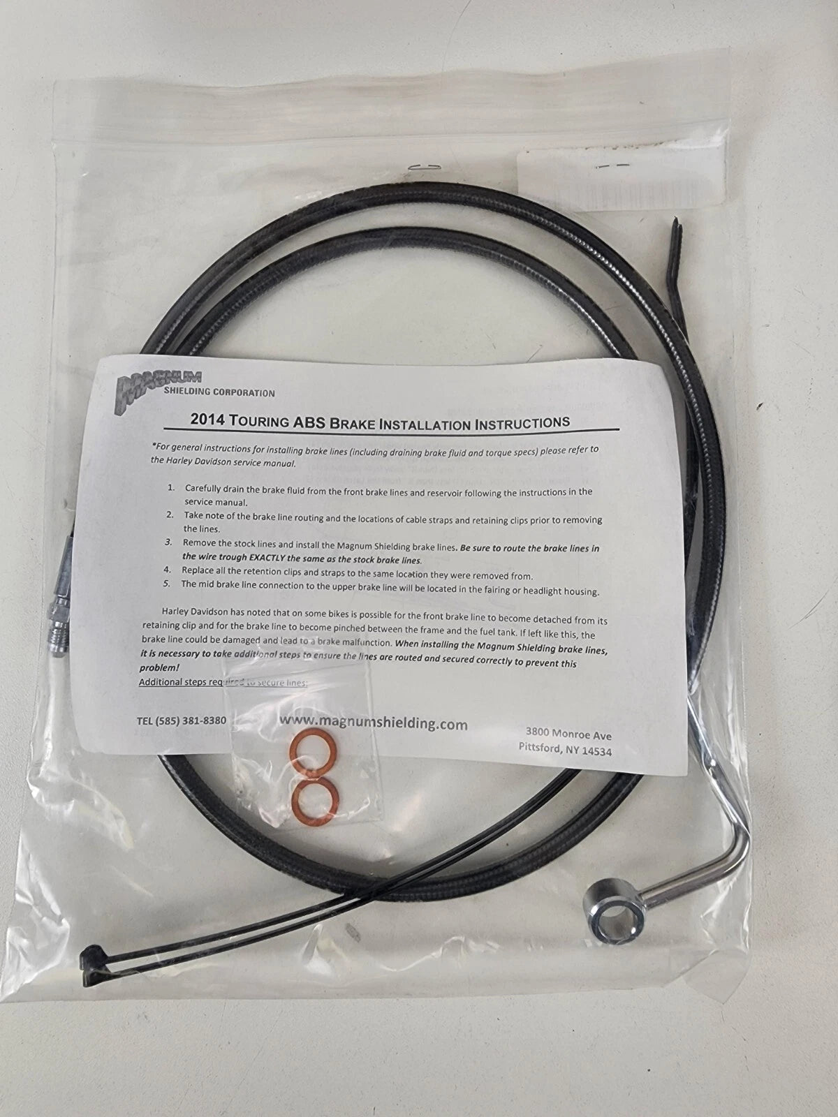Magnum 487751 Black Pearl Handlebar Installation Kit for Ape 12-14in (2012–2014)